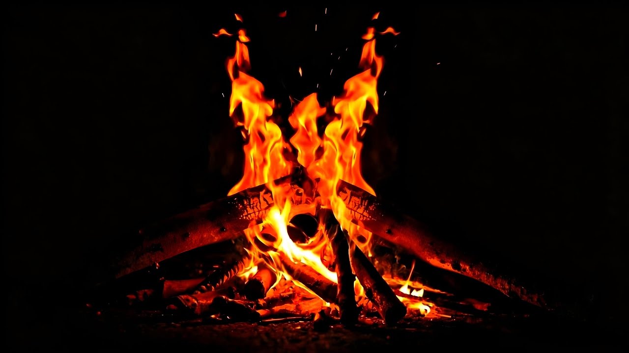 LIVE Campfire ASMR 24/7 🔥 Relaxing Fire Sounds for Deep Sleep
