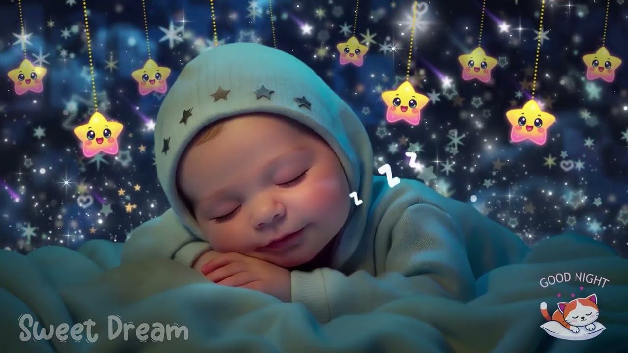 Deep Sleep Instantly 😴 Overcome Insomnia 💤Baby Sleep Music 🎶Mozart & Brahms Magic Lullabies