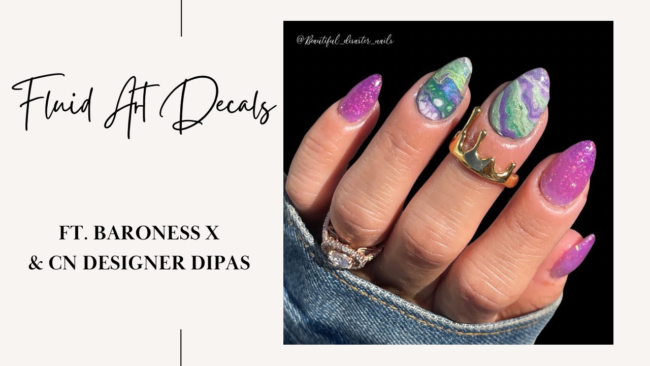 Fluid Art and Dip Powder | Ft  CN Designer Dips