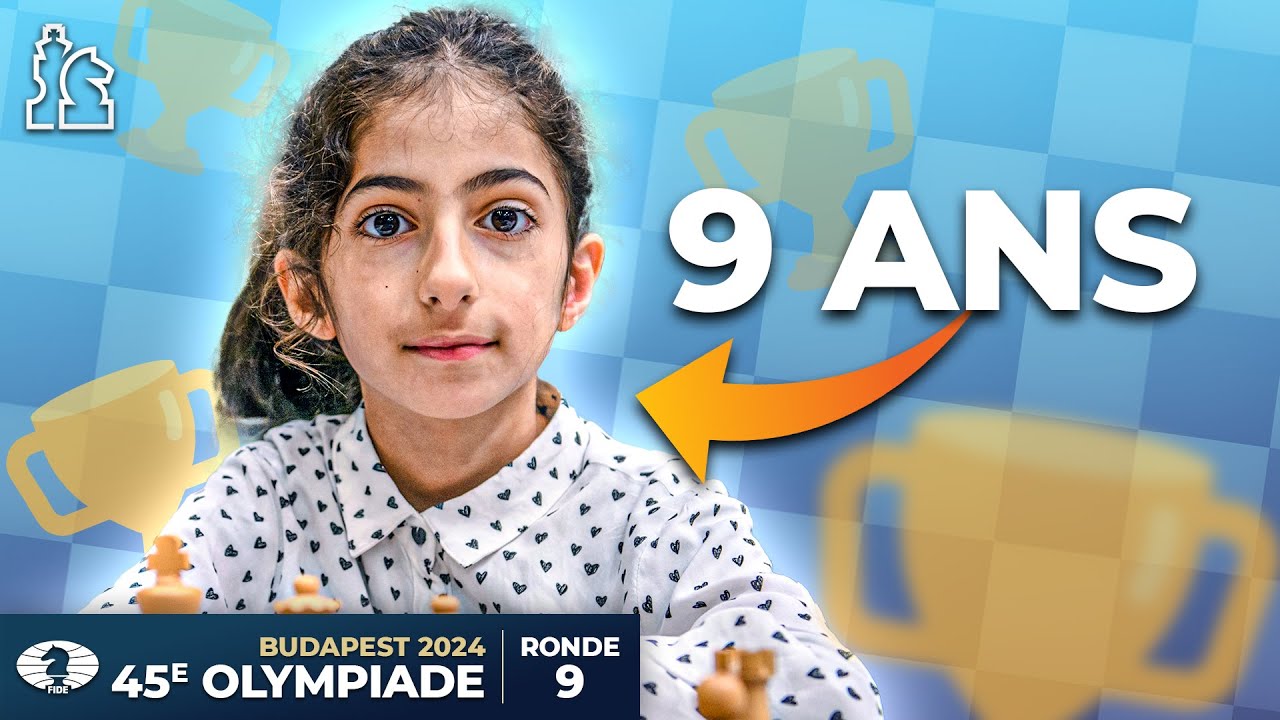LA PLUS JEUNE JOUEUSE des Olympiades d'échecs !!