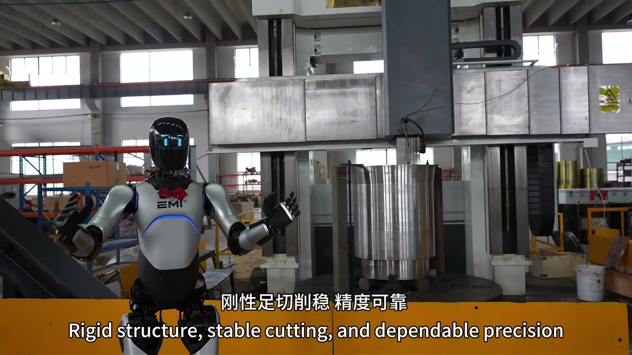 Robot Guides You Through Chentai Intelligent Equipment