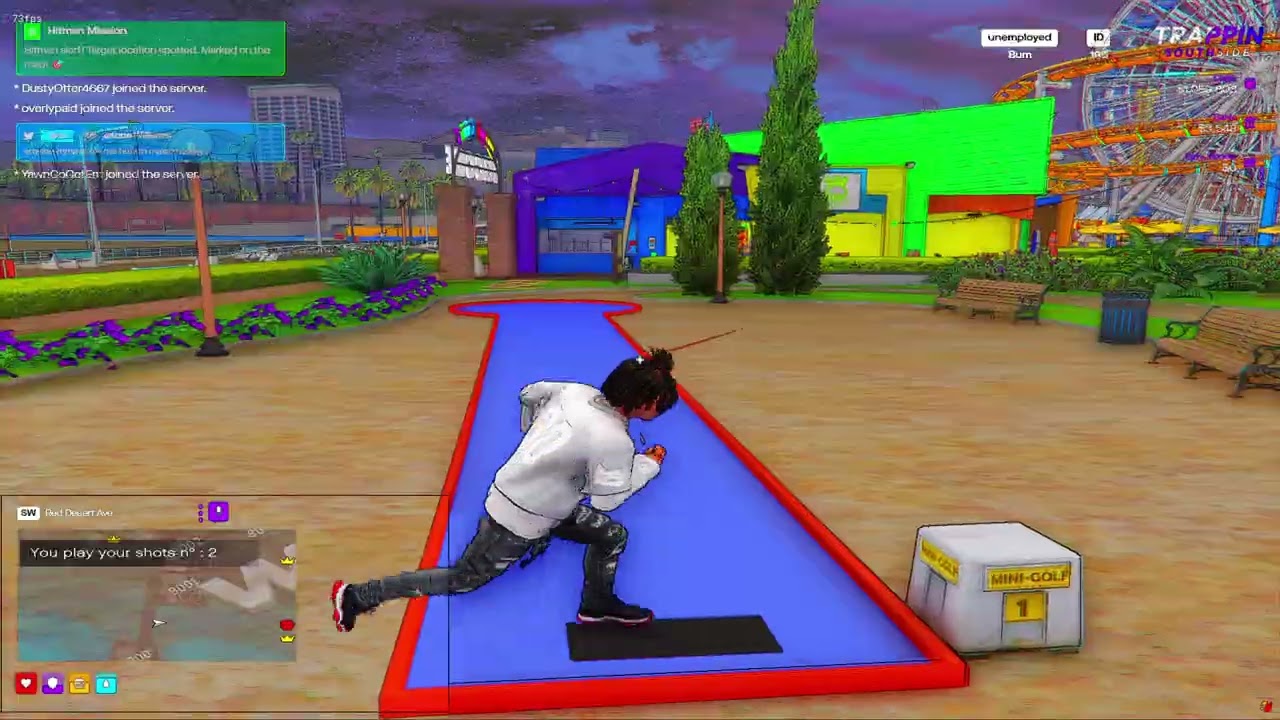Logan gets banned while playing minigolf