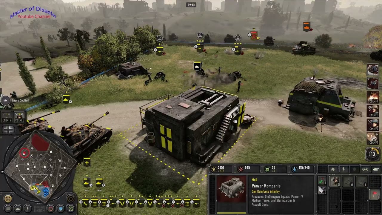 Company of Heroes 3 - Powderkeg (2 vs 4 Ex Hard)