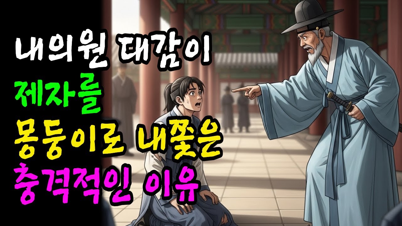 내의원 대감이 제자를 몽둥이로 내쫓은 충격적인 이유.. 소름 돋는 반전..!./야담/민담/설화/전설/야사/구전야사/옛날이야기
