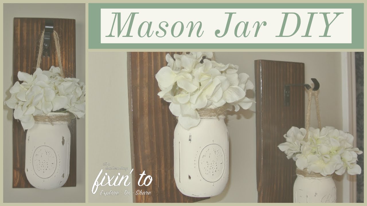 Mason Jar DIY | Mason Jar Sconces