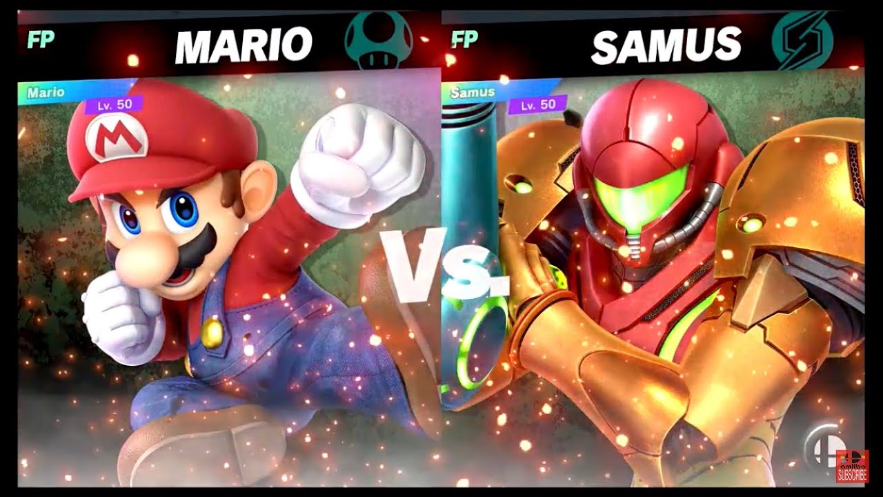 Super Smash Bros Ultimate Amiibo Fights – Request #24185 Mario vs Samus