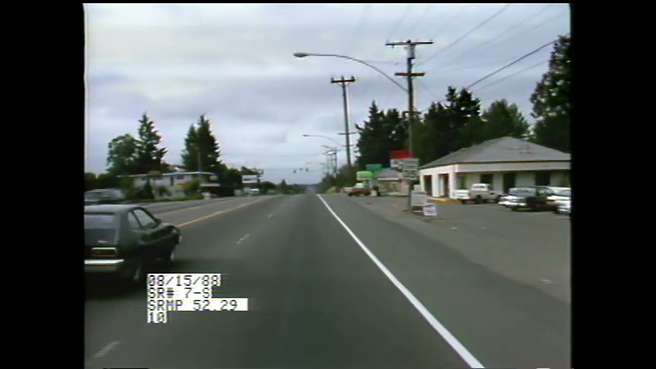 Driving On WA SR-7 South In 1988 (Tacoma, Spanaway)