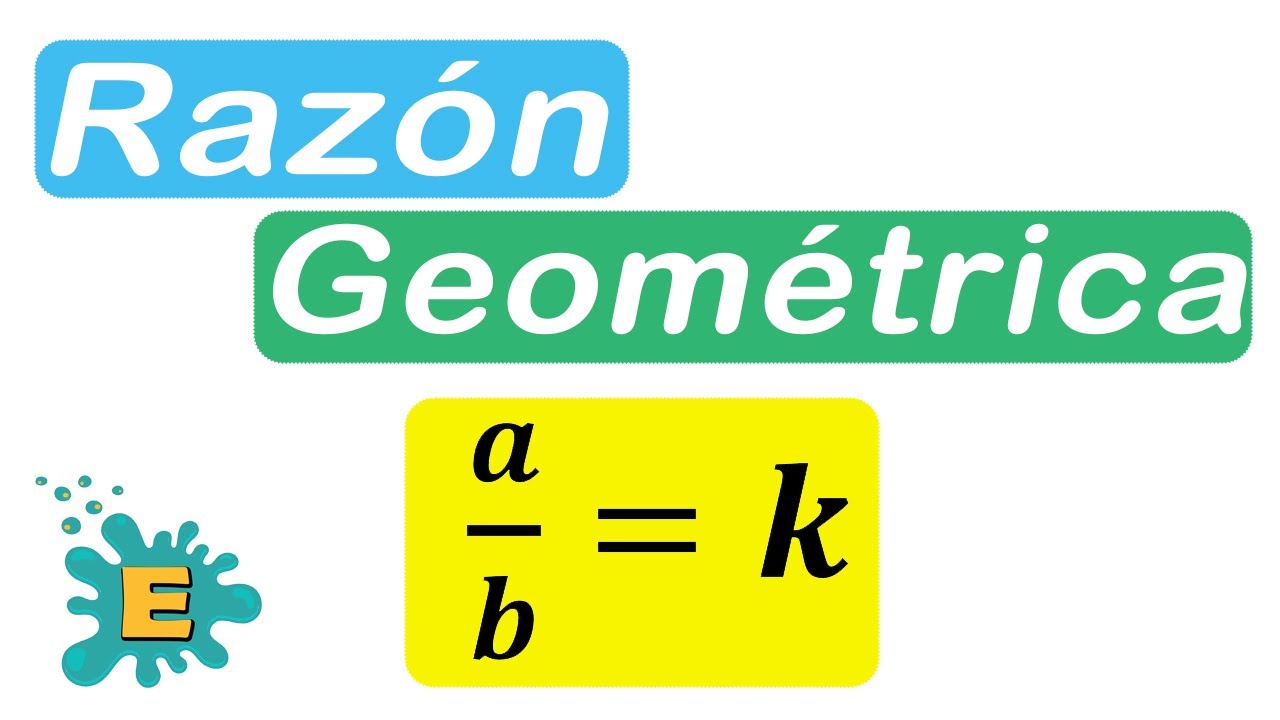 🛑Razón geométrica EJEMPLOS FÁCILES