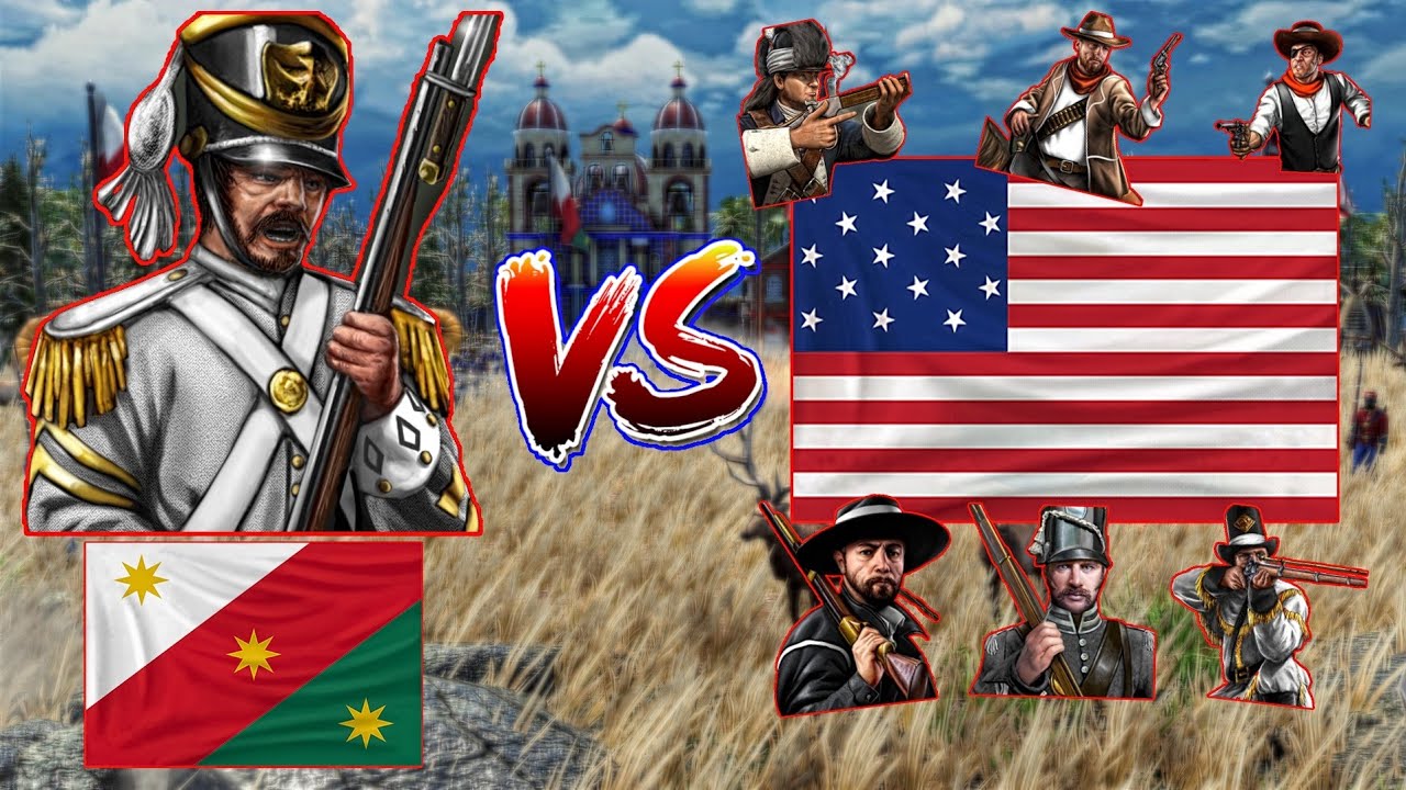 Soldados vs All US Land Military Units ( total resource ) Aoe 3 De Battle