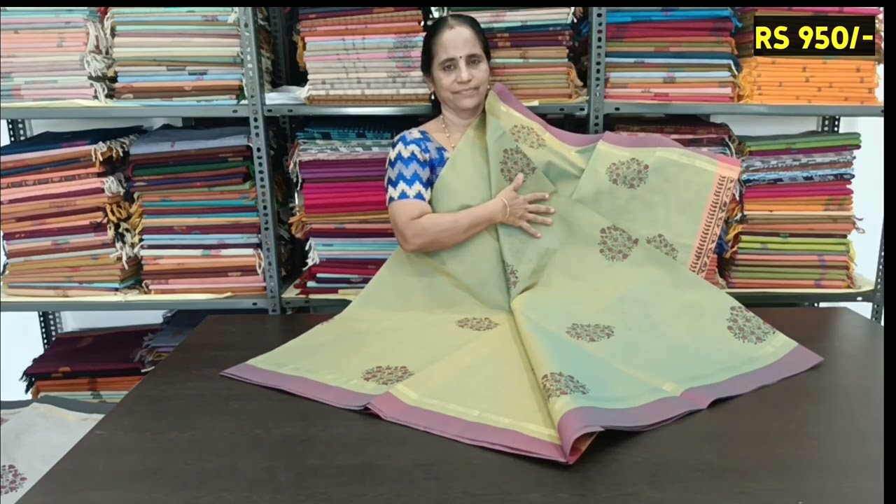 Exclusive Pure Cotton saree - Negamam Rohini Sarees