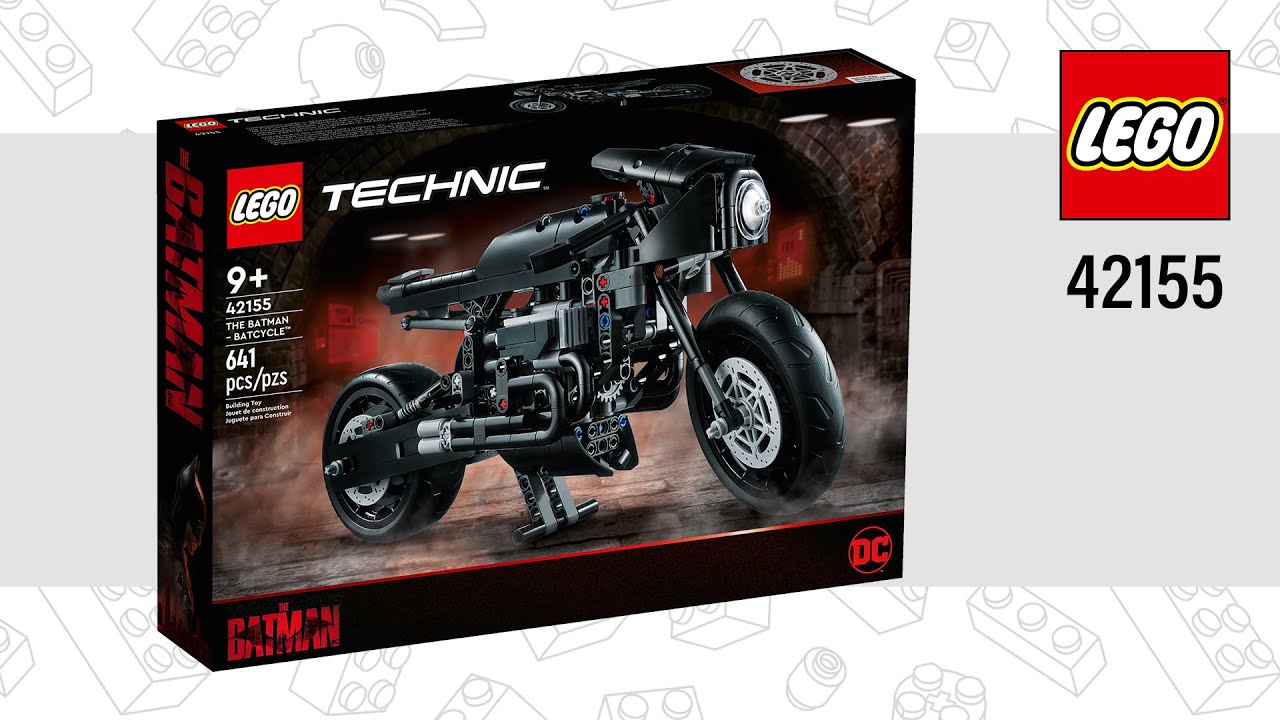 LEGO Technic THE BATMAN - BATCYCLE&trade; (42155)[641 pcs] Speed Build @TopBrickBuilderLite