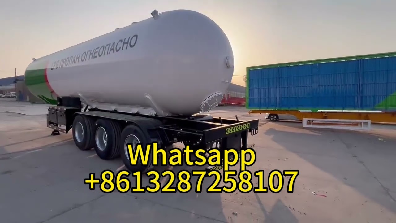 3-axle LPG liquefied petroleum gas tanker[烟花][烟花]