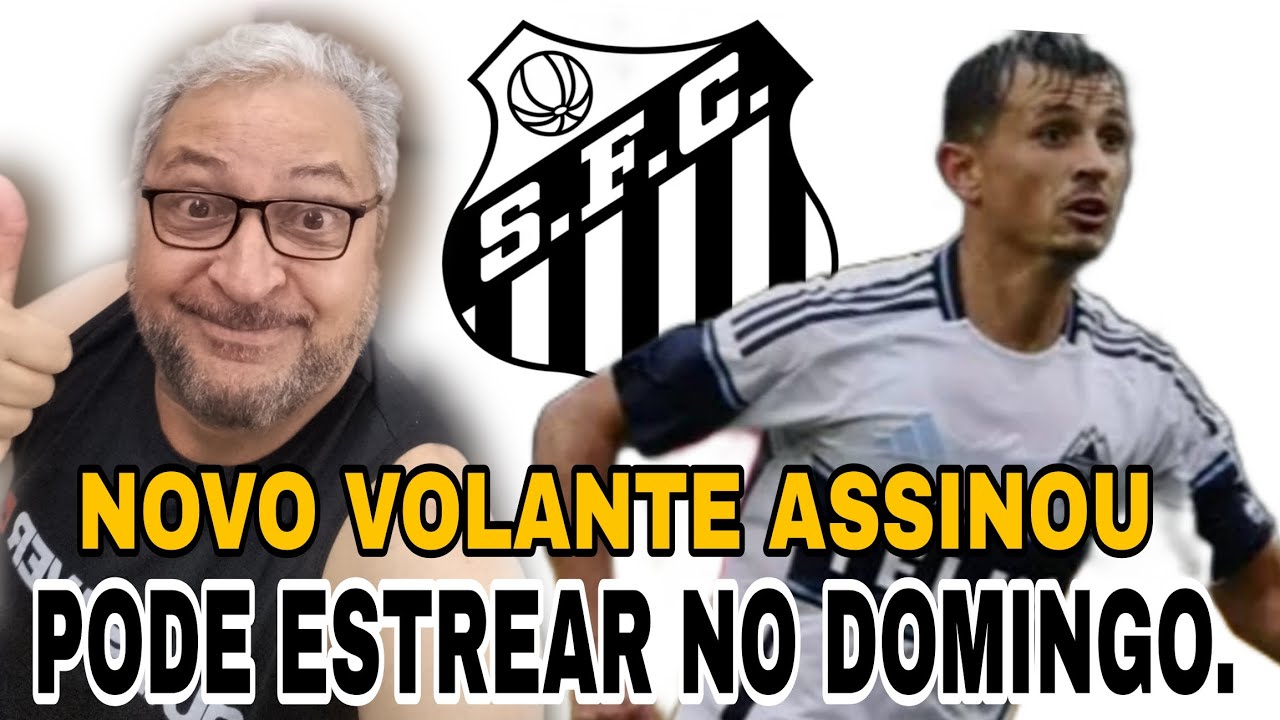 👏🏻 SANTOS,TEM NOVO REFORÇO NO MEIO DE CAMPO !  JÁ PARA PRÓXIMA PARTIDA DECISIVA NO DOMINGO!