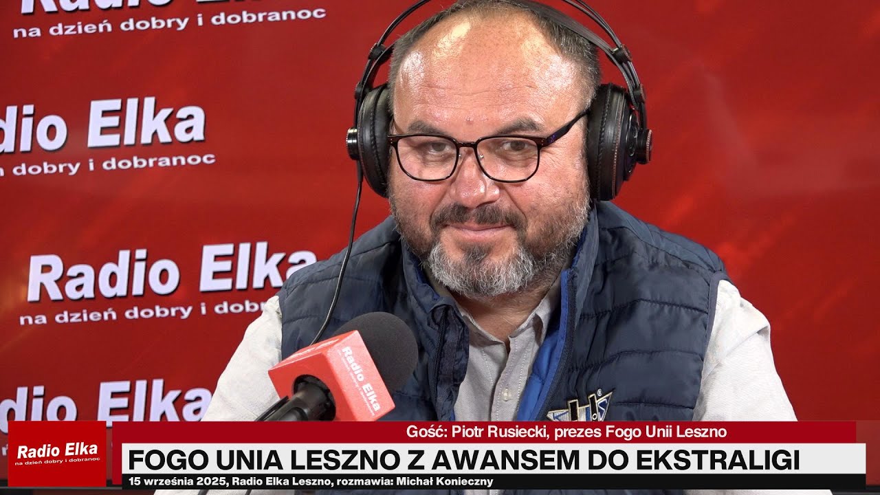 Fogo Unia Leszno wraca do Ekstraligi. Prezes Piotr Rusiecki w ogniu pytań
