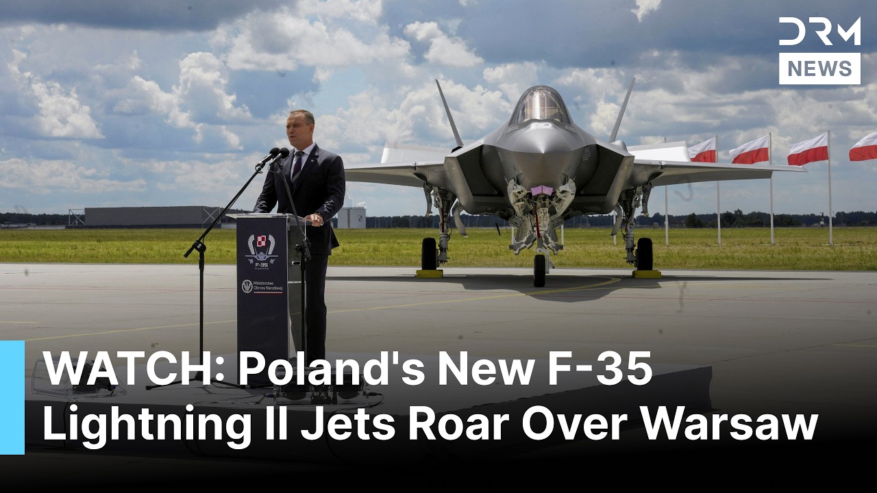 Full Ceremony: Poland Welcomes New F-35 Husarz Stealth Fighters With Spectacular Flypast | AC1G