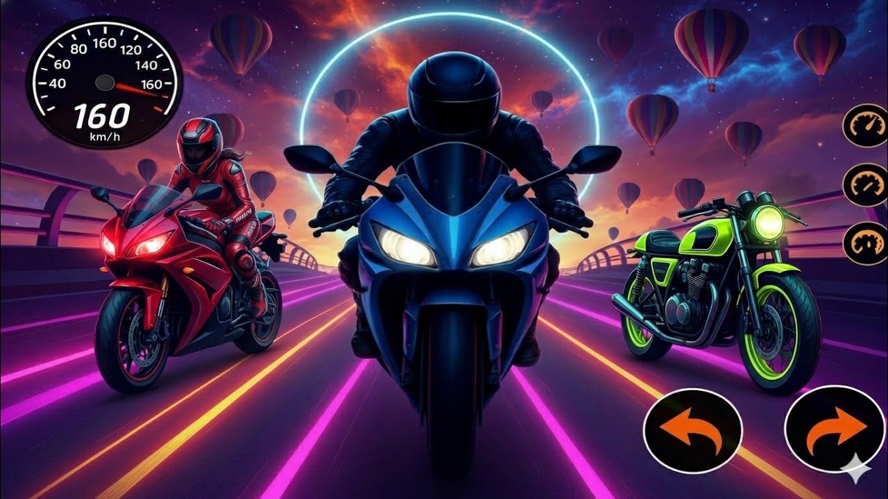 🏍️✨ Ultimate Balance Bike Run – Master Precision & Tight Ramps | Android Gameplay