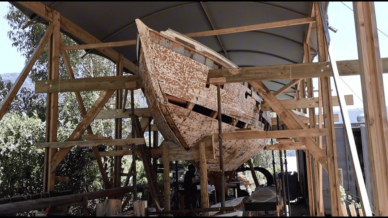 #5 Replacing the Timber Keel and Frames on Brat of Dunkirk