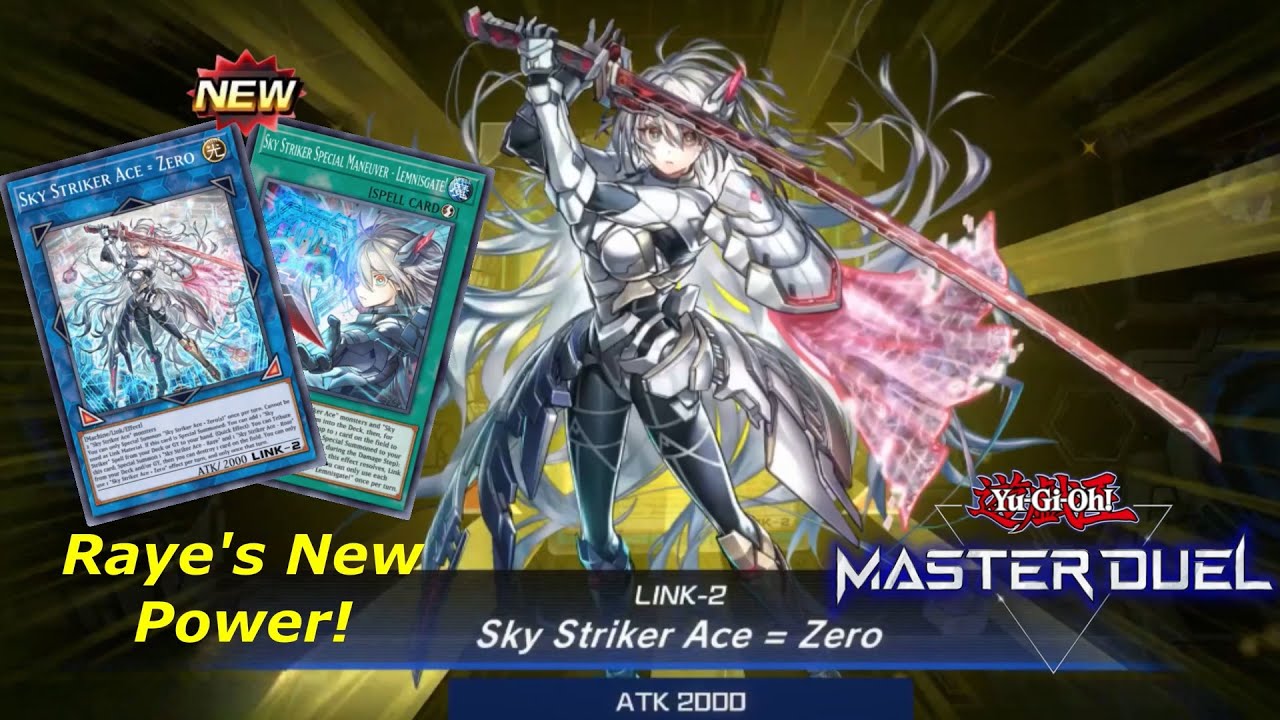 New Sky Striker Supports Make Raye so much Stronger! Pure Sky Striker Deck - Future Begins Zero!