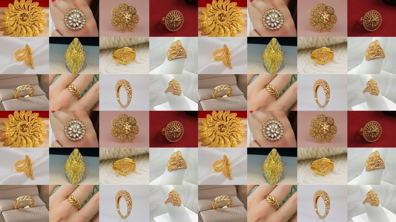 Latest Gold Rings Designs | Stylish Gold Ring Ideas | Trendy Gold Rings for Men & Women