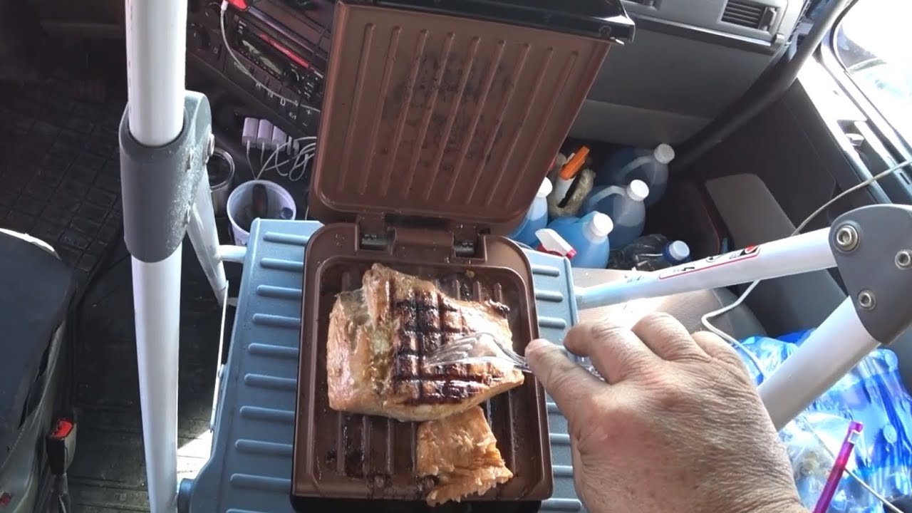 March 4, 2022/67 Trucking. Cooking fish in my Semi Truck.