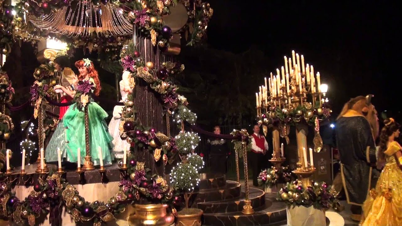 Disney at Dark: A Christmas Fantasy Parade Nighttime HD POV 2012