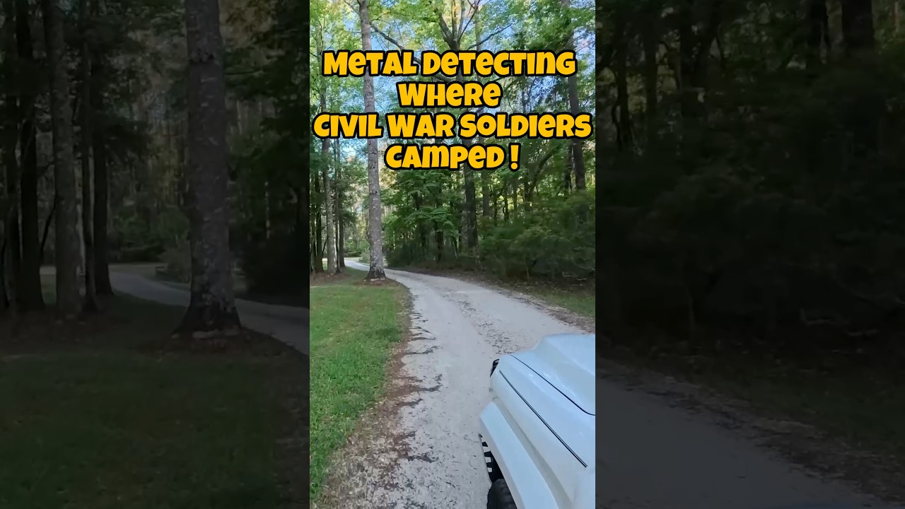 Metal Detecting Where Civil War Soldiers Once Camped