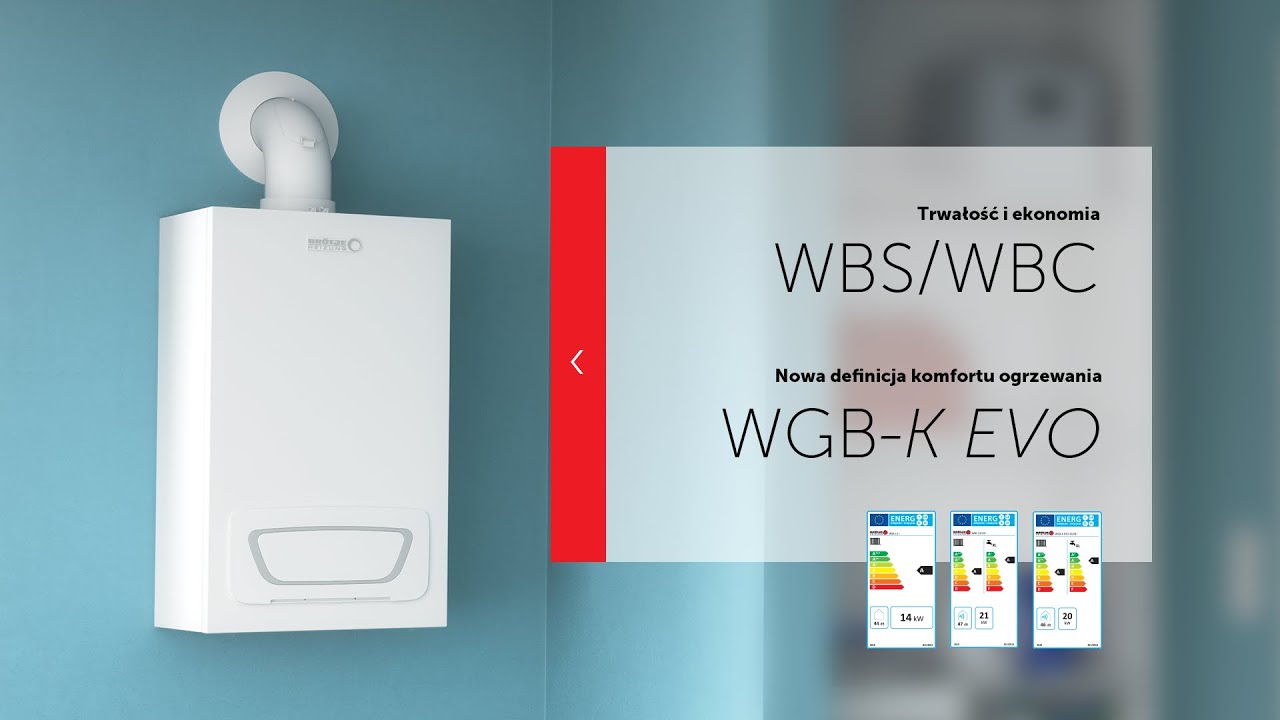 WBS / WBC, WGB-K EVO - BRÖTJE kotły Kondensacyjne Wiszące z Automatyką ISR [Broetje pl]