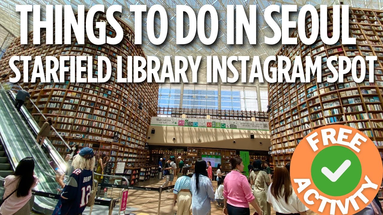 Starfield Library - Seoul Things To Do - free, popular Instagram photo spot