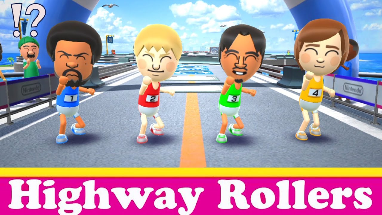 Wii Party U Highway Roller - Ice Cube Vs Joost Vs Jianjun Vs Susie (Master Difficulty)