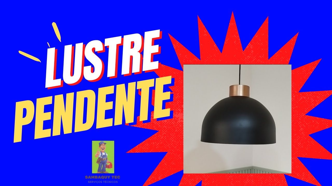 Instalação de Lustre Pendente com Ponto Deslocado e Troca do Fio
