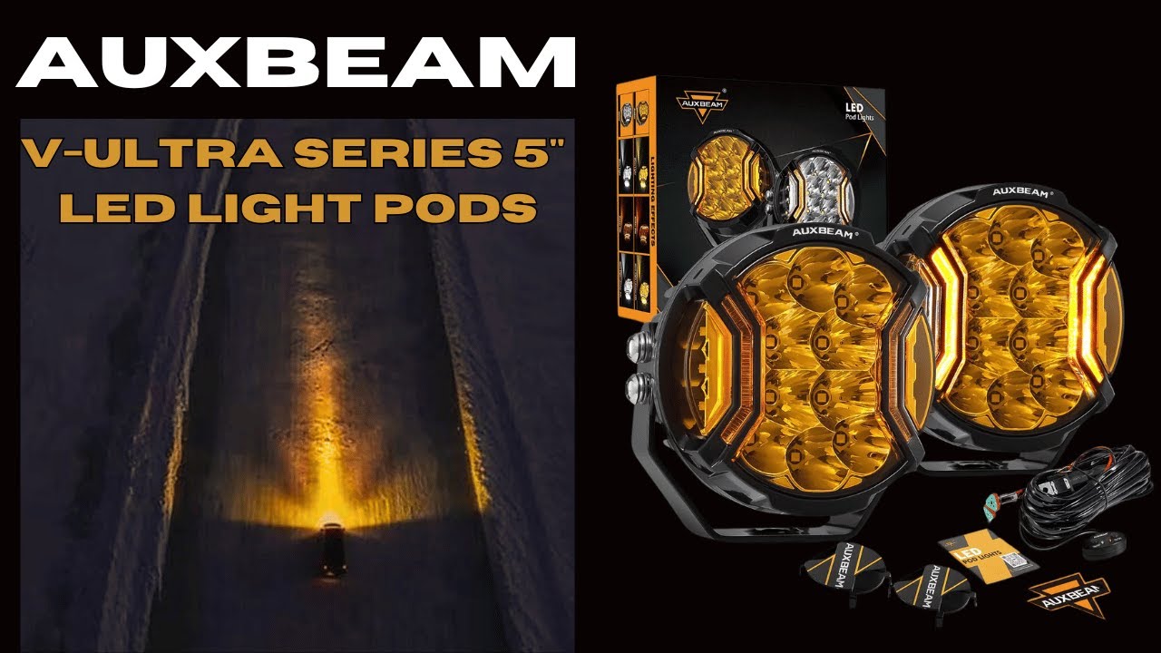 AuxBeam - 5-дюймовые светодиодные модули серии V-Ultra | Установка | F250