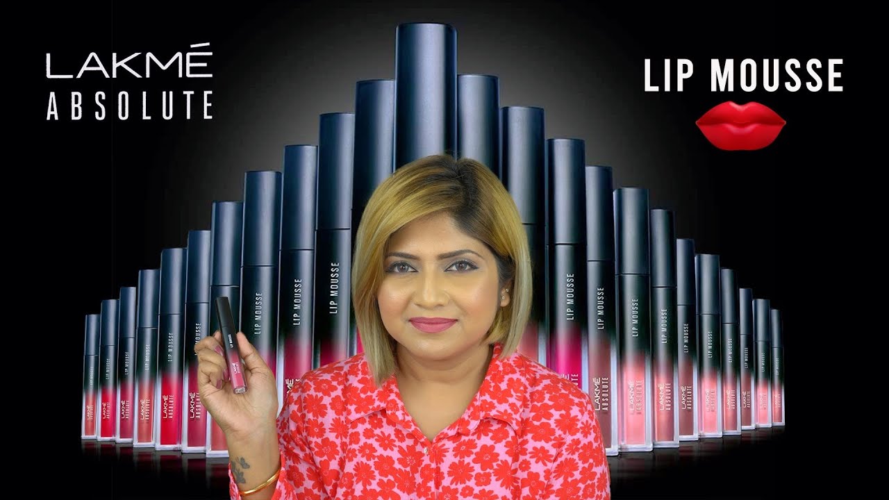 *NEW* Lakme Absolute Lip Mousse - Review | Shade: 204Fuchsia Fantasy Swatched #lakme #lakmeabsolute
