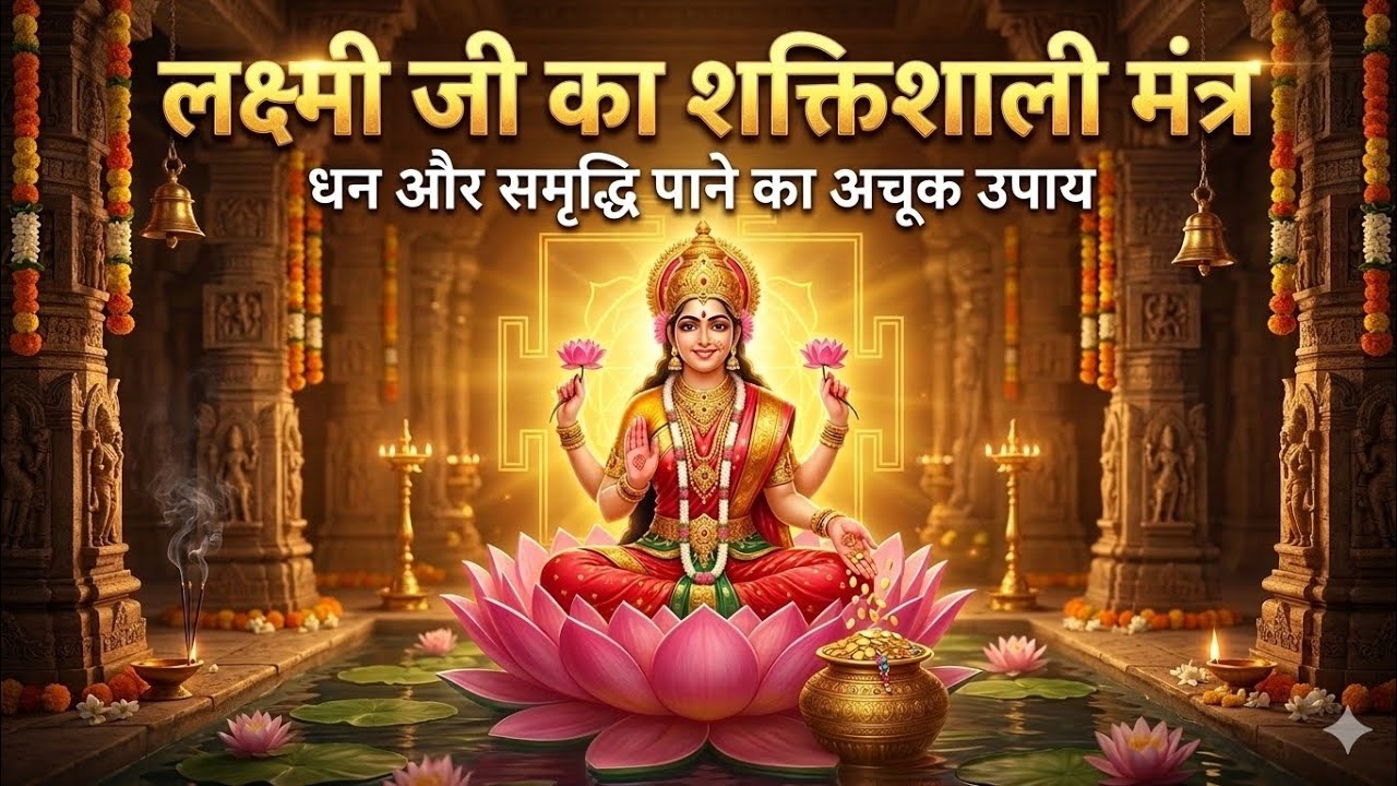 Divine Mahalakshmi Mantra | Attract Wealth, Success & Prosperity | 108 Times(lofi style)