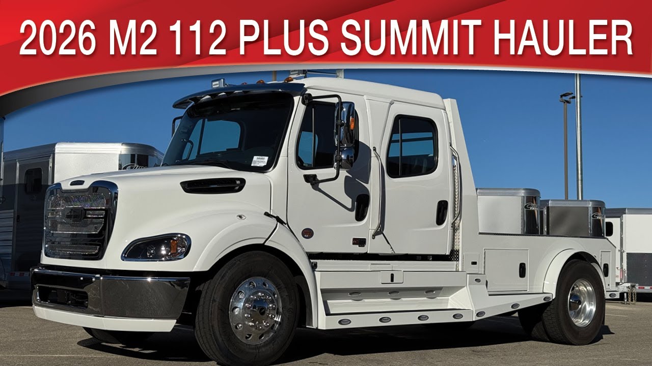 525 Horsepower 2026 Freightliner M2 112 Plus Summit Hauler Custom Medium Duty Hauler