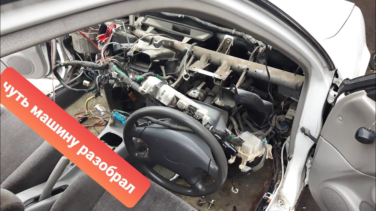 ЗАМЕНА ПЕЧКИ (РАДИАТОРА ОТОПИТЕЛЯ) ТОЙОТА АЕ110 (AE110)