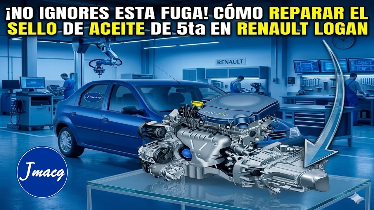 Remplazo Oring o sello de aceite de 5ta Velocidad Caja de Renault Logan