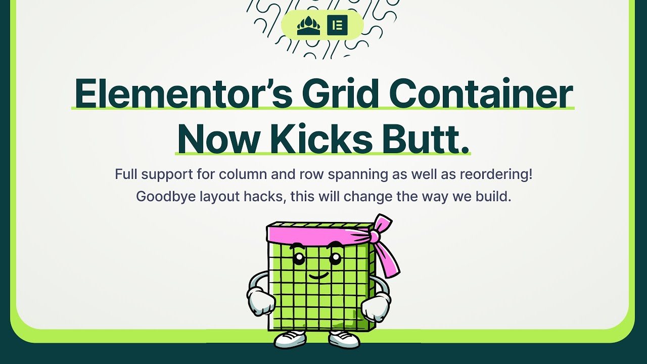 Контейнер Elementor Grid теперь просто супер!