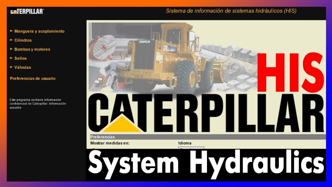 ⚡⚡Sistema de Información Hidráulica (HIS) de Caterpillar 💥🚨