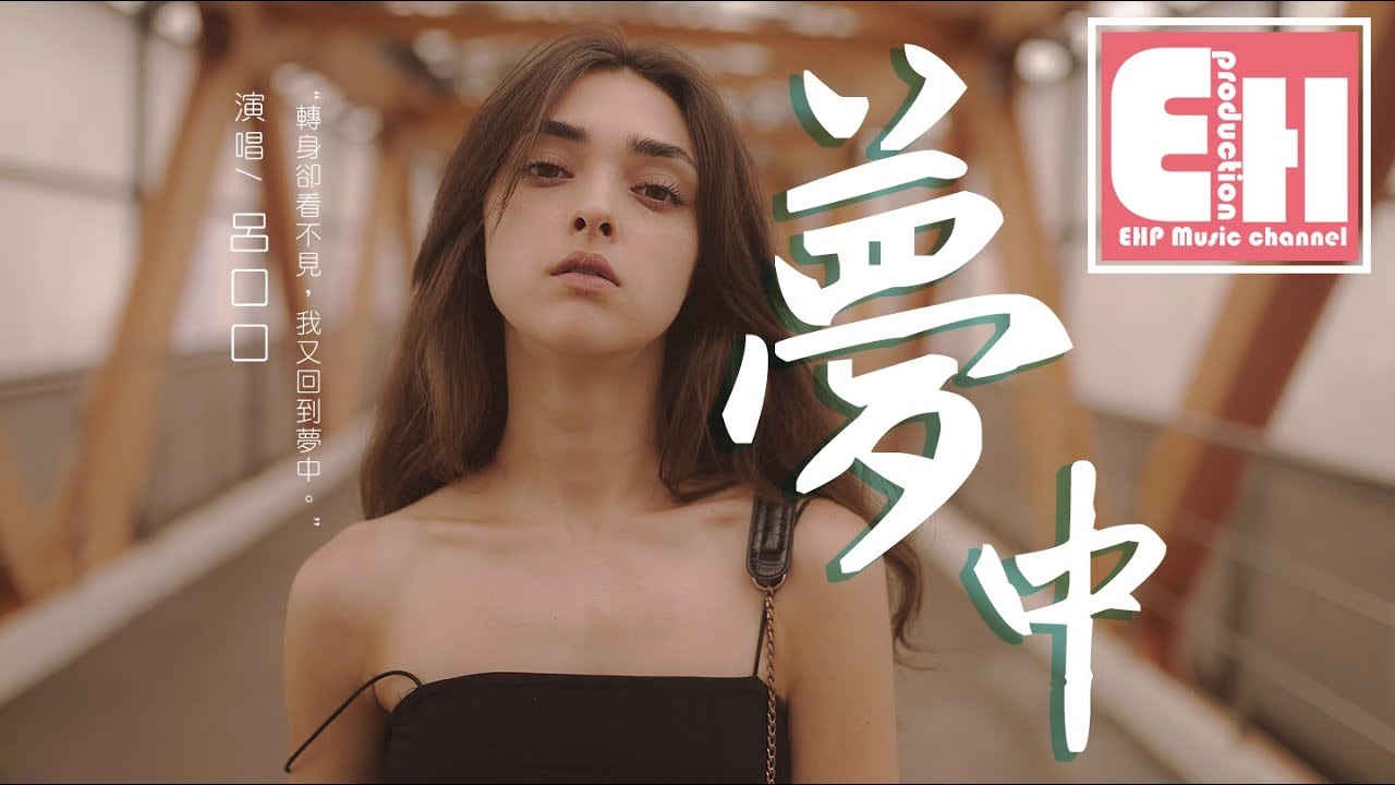 呂口口 - 夢中『我多想讓你陪我瘋，不僅僅在我的夢中。』【動態歌詞Lyrics】
