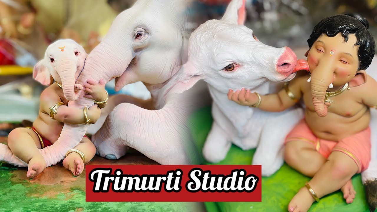 Trimurti Studio Vishal Dada Shinde workshop Maghi Ganpati 2025 #vishalshinde #tejasparmar