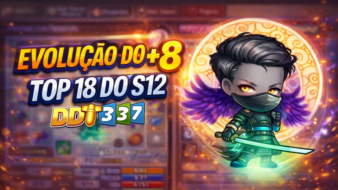 EVOLUÇÃO - COLOQUEI FULL +8 E FIQUEI TOP 18 DO S12 - DDTANK 337 #2