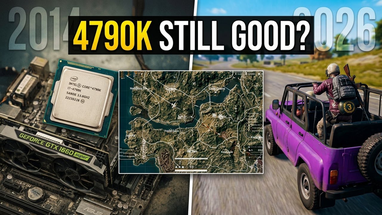 I TESTED a 10-YEAR-OLD CPU in 2026... (GTX 1660 Super + i7-4790K PUBG Gameplay)