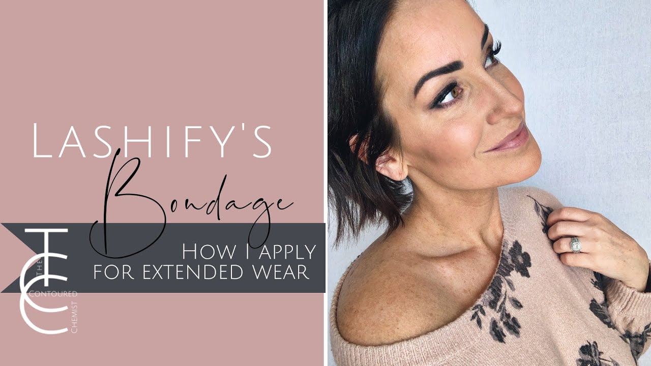 How I use Lashify's Bondage Lash Bond for Extended Wear Time | The Contoured Chemist