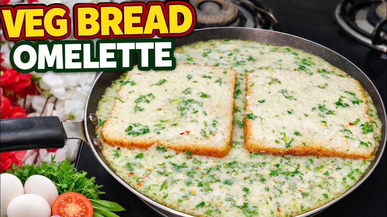 Poha ,Suji Veg Bread Omelette Recipe | बिना अंडे का ब्रेड ऑमलेट | Quick Breakfast