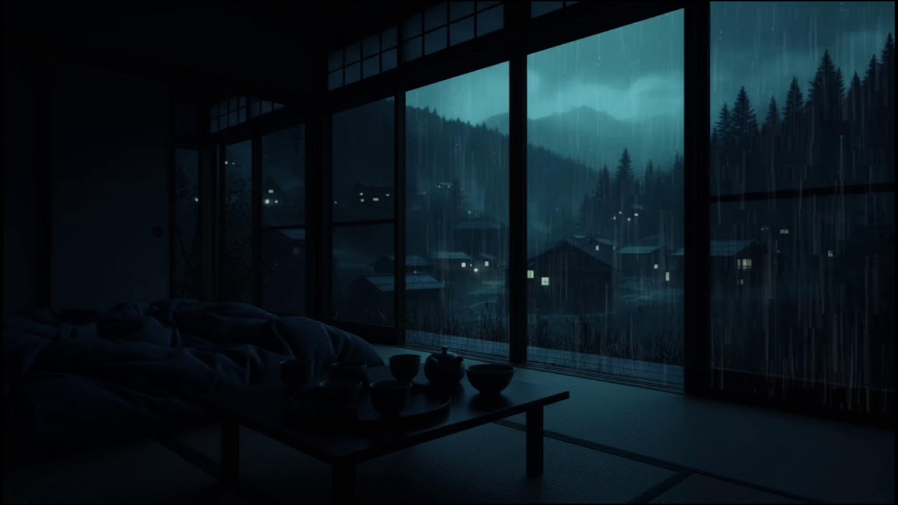 Soft Rain with Distant Thunder 🌧️ | 12 Hour Relaxing Storm for Deep Sleep