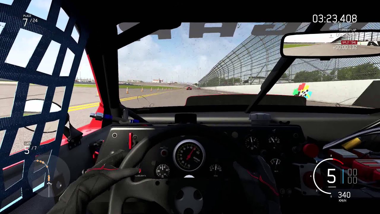 Forza Motorsport 6 Mercury Whistler Radar Cougar XR7 R886 1990 @ Daytona Tri Oval vs PRO