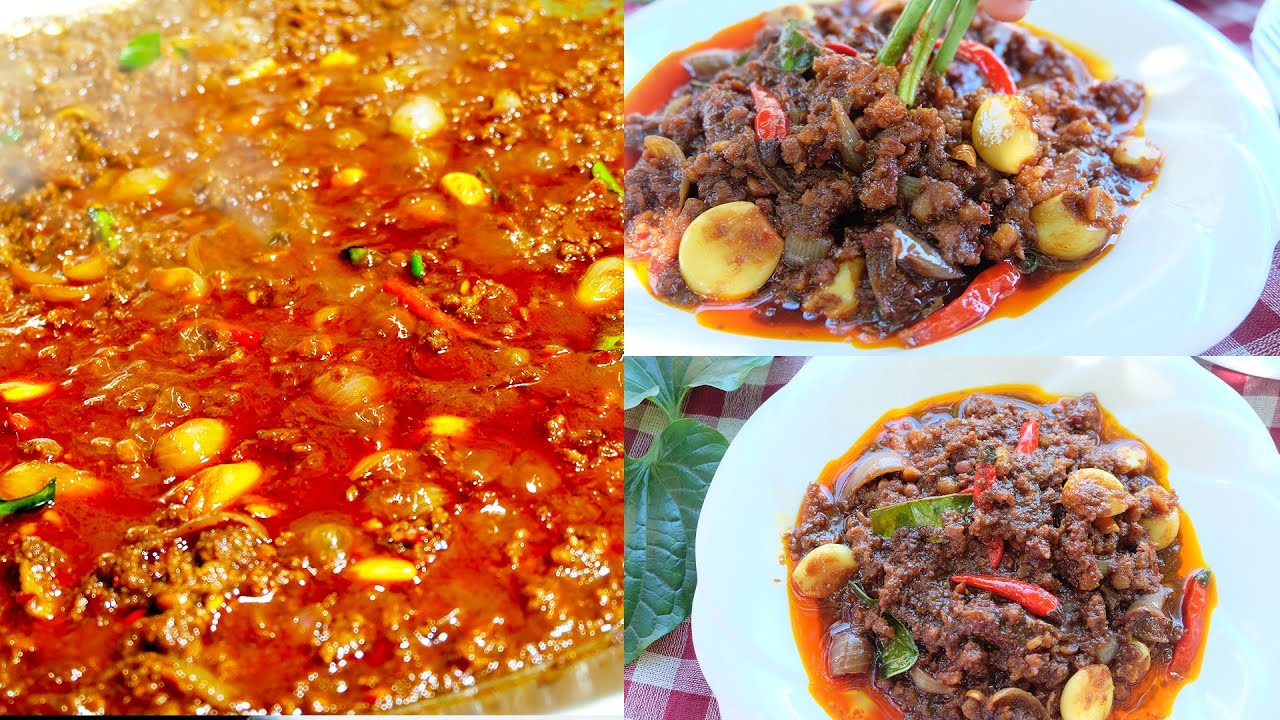 How to Make Kapi Pao with Pork - Khmer Food Recipe