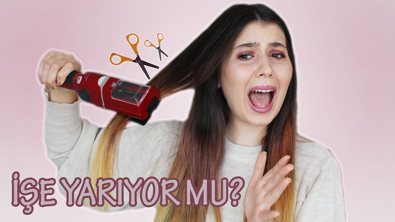 KUAFÖR MASRAFINA SON MU? 😱 | SAÇ KIRIKLARI ALMA MAKİNESİNİ DENİYORUM! 🤣