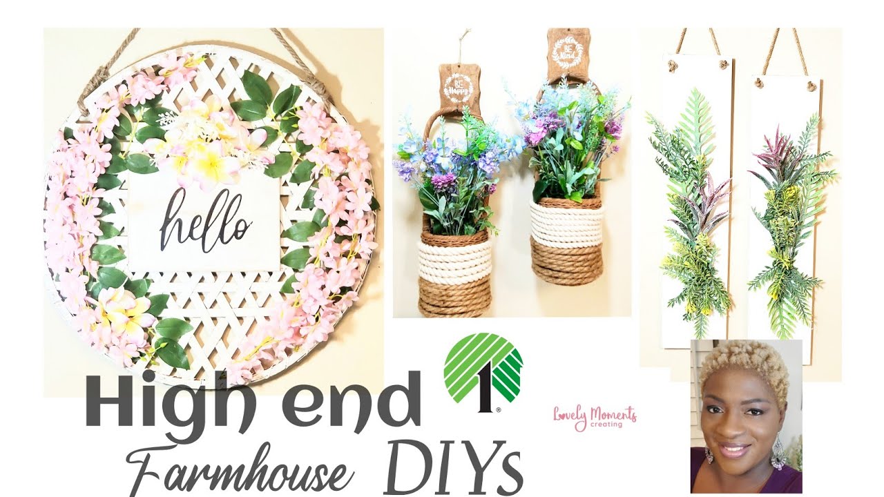 Весенние DIY-проекты DollarTree High End/домашний декор 2021/находки Goodwill