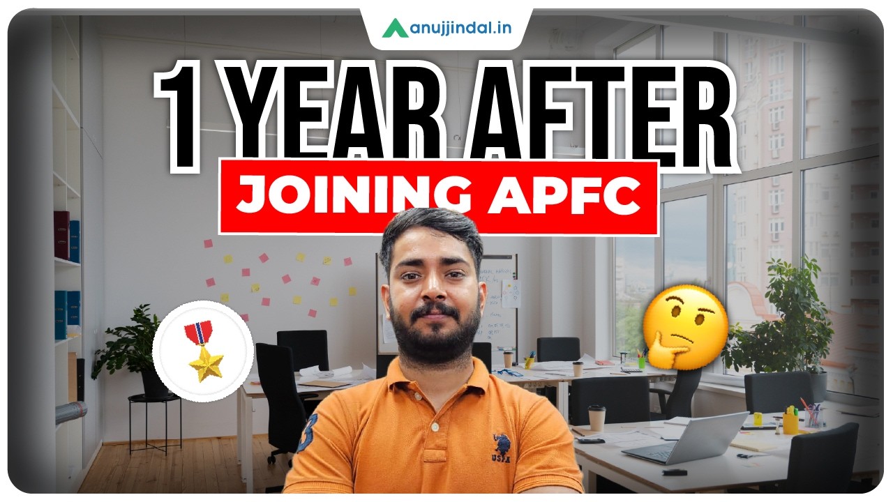 Первый год работы в APFC | Образ жизни UPSC EPFO APFC | Профиль должности UPSC APFC | APFC | Anuj...